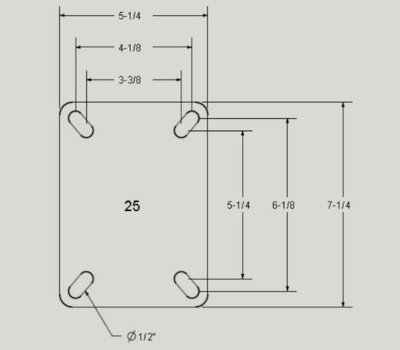 D2/R2 Series 25 Top Plate
