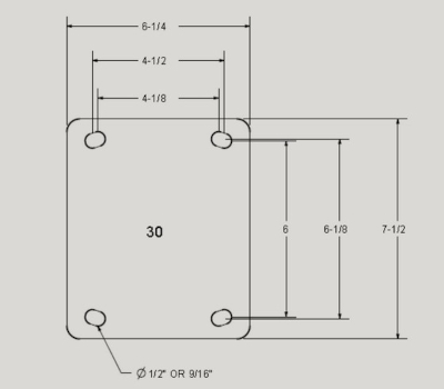 D3 / R3 SERIES TOP PLATE 30