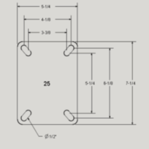 D2 R2 SERIES  25 TOP PLATE