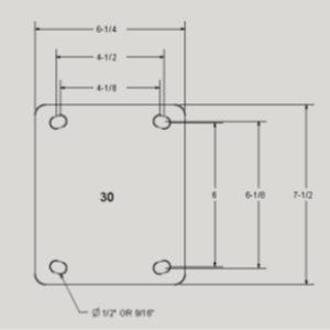 D3 R3 SERIES TOP PLATE 30