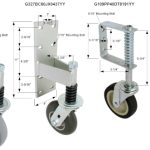 Spring Loaded Gate Casters