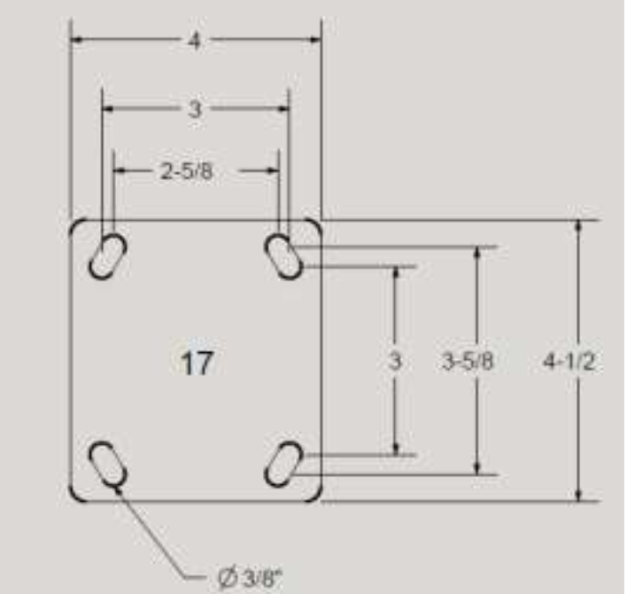Ergolastomer Casters Design